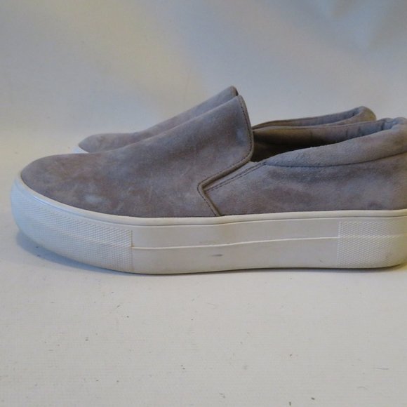 STEVE MADDEN GREY SUEDE SNEAKERS SZ 6.5* - Picture 3 of 6